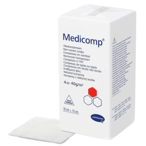 Compresses NON STERILES non tissé 10x10 cm lot de 100 EN VRAC