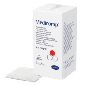 Compresses NON STERILES non tissé 5x5 cm lot de 100 EN VRAC